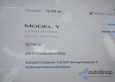 2021 Tesla Model Y Long Range Dual Motor All-Wheel Drive from USA, damaged, VIN 5YJYGDEE6MF079322